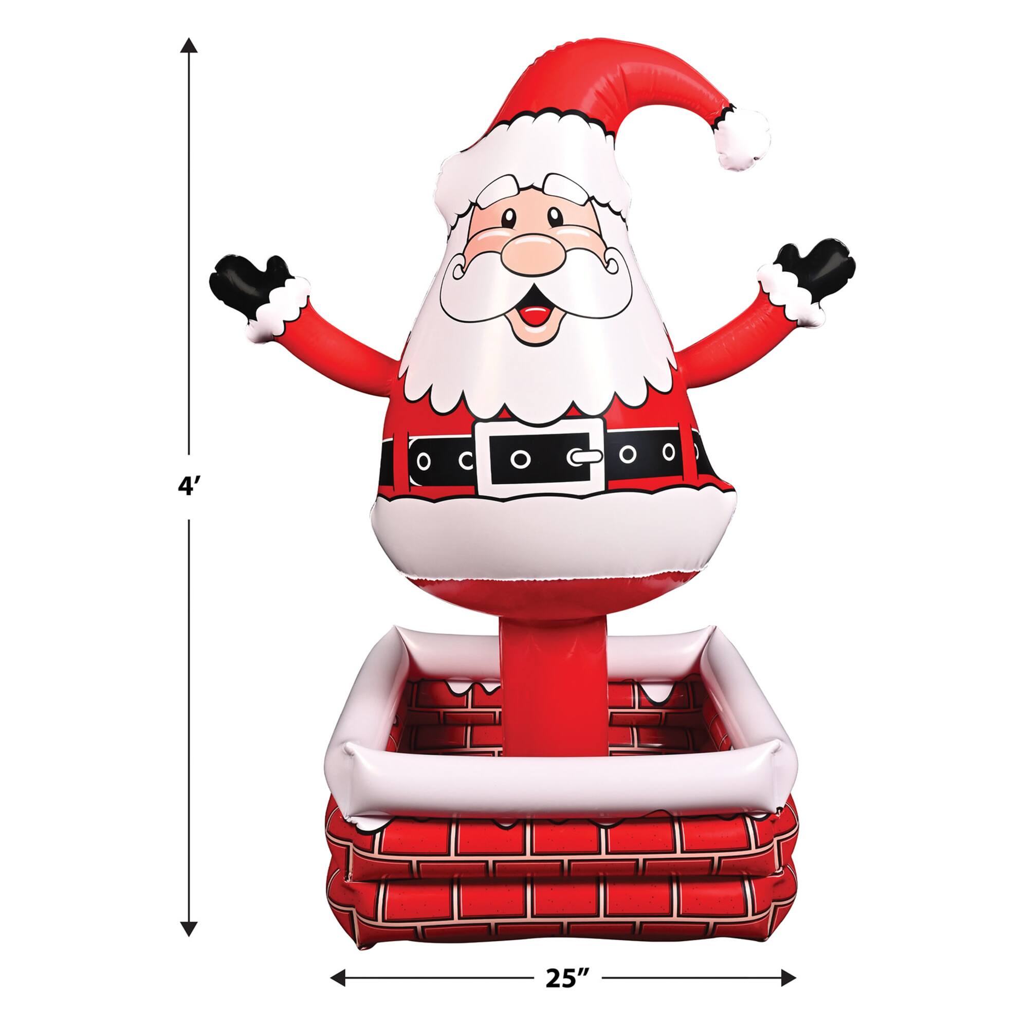 Beistle 4ft. Inflatable Santa Cooler
